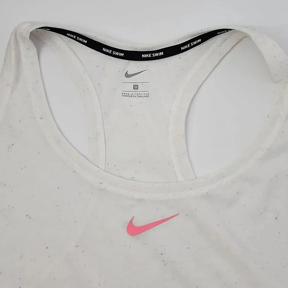 Nike Women's Confetti Crewneck Racerback Plus Size Cover Up Dress Size 2X - Picture 6 of 13